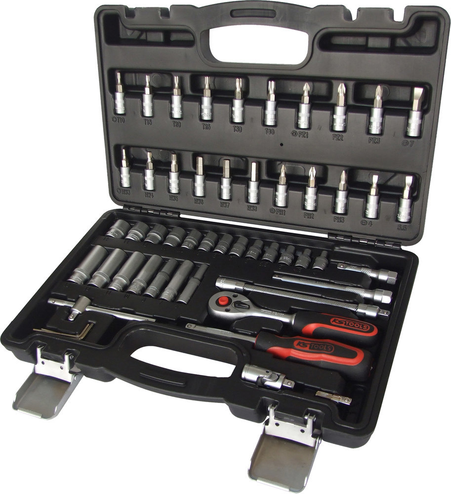 KS TOOLS Steckschlüssel-Garnitur 1/4" 91 1.0653 53-teilig KS Tools Produktbild img2 L