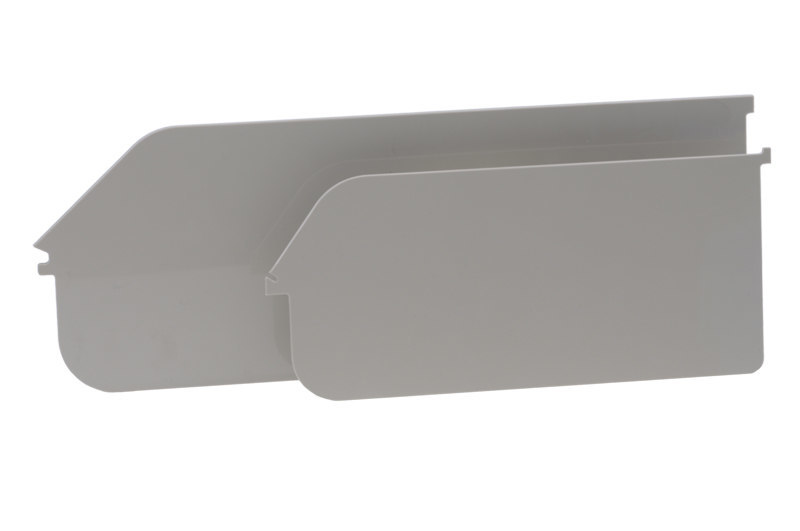 hünersdorff Längstrennstege für Sichtboxen PPgrau, 320 x 135 mm Produktbild img1 L