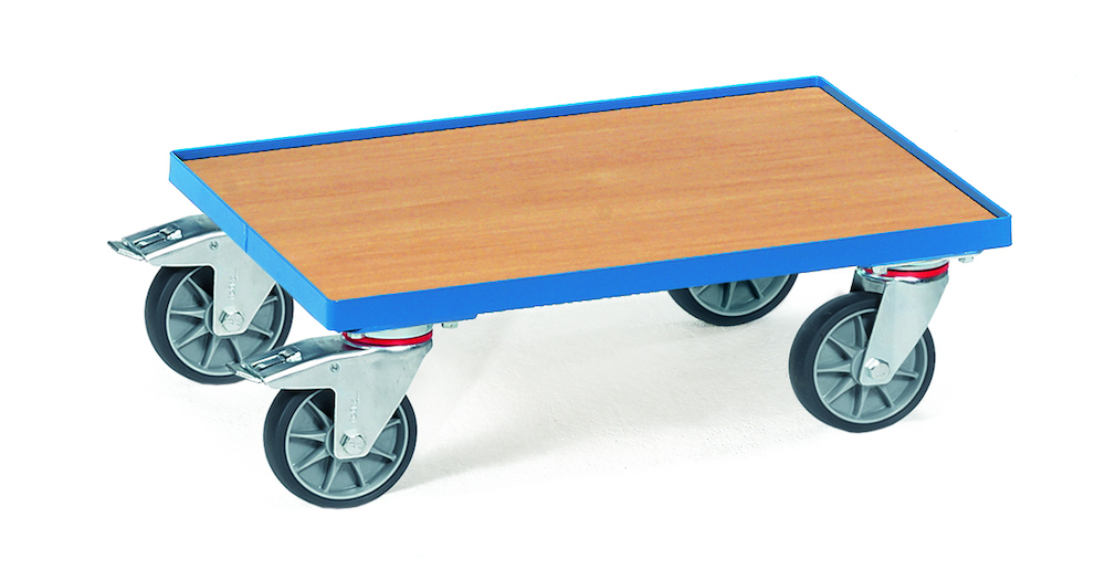fetra Eurokasten-Roller Winkelst.konstrukt., Holzwerkstoffplatte, mit Rand, 605x405mm Produktbild img1 L
