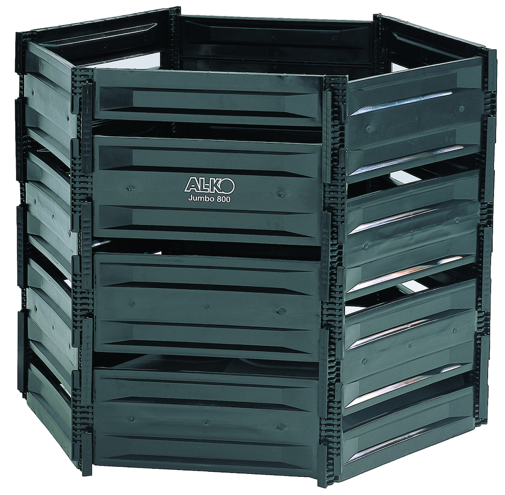 AL-KO Komposter JUMBO 800800 l 1250x1100 x1100 mmschwarz el Produktbild img1 L
