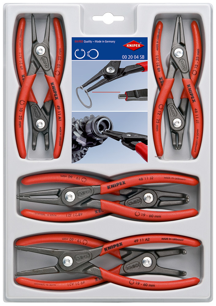 KNIPEX Sicherungsringzangen-Set 8-teilig SB Knipex Produktbild img1 L