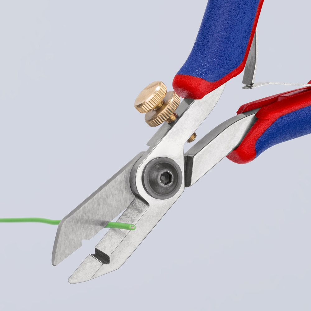 KNIPEX Abisolierschere Elektronik 140mm qmm Produktbild img3 L