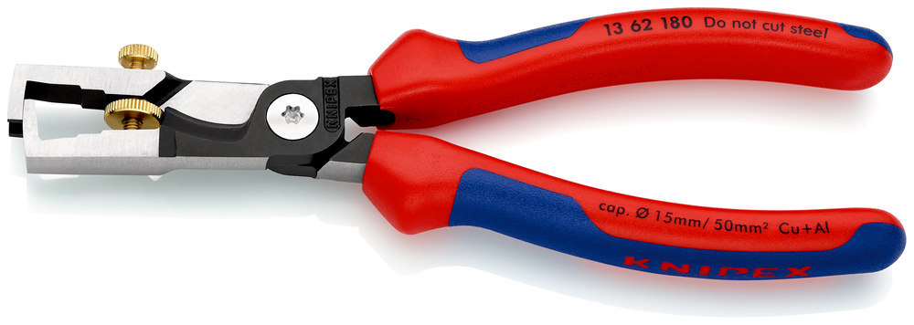 KNIPEX Abisolier-/Kabelschere 180mm pol. m.M.K.Gr.Knipex Produktbild img1 L