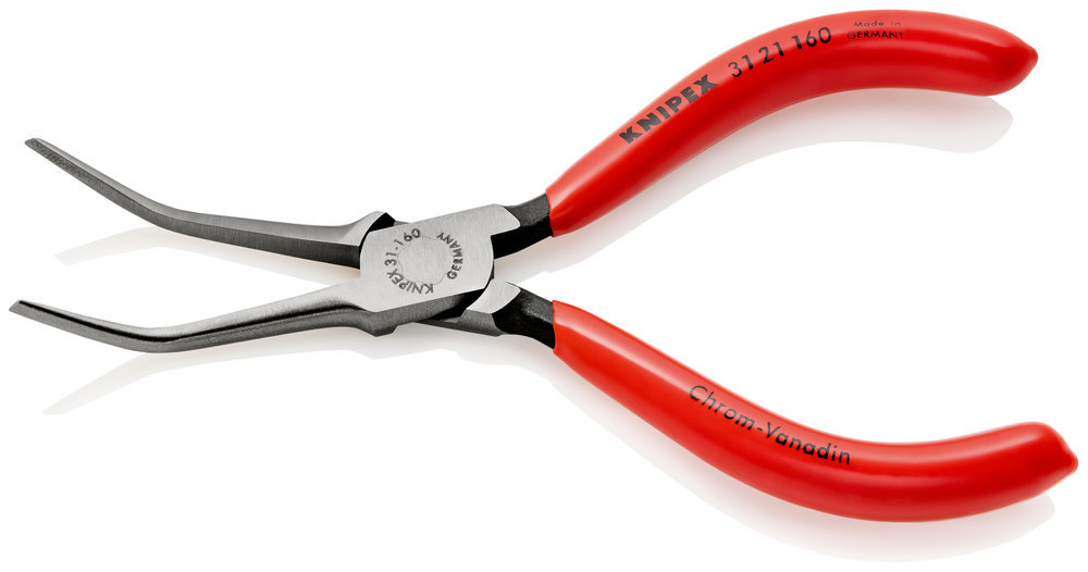 KNIPEX Greifzange (Nadelzange) mit Kunststoff überzogen schwarz atramentiert Produktbild img2 L