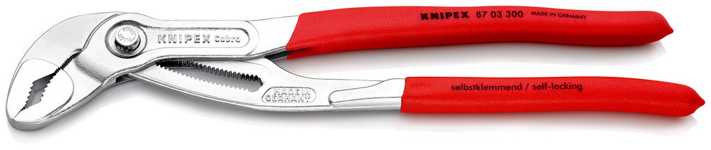 KNIPEX Cobra® mit rutschhemmendem Kunststoff überzogen Produktbild img1 L