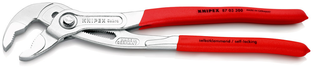 KNIPEX Cobra® mit rutschhemmendem Kunststoff überzogen Produktbild img10 L