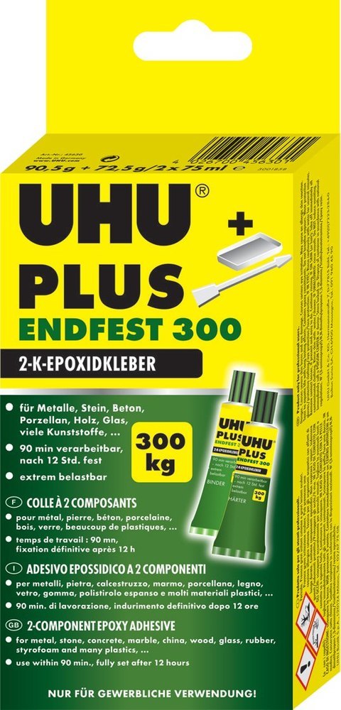UHU plus endfest 2K-Spritze 24ml/25g Produktbild img1 L