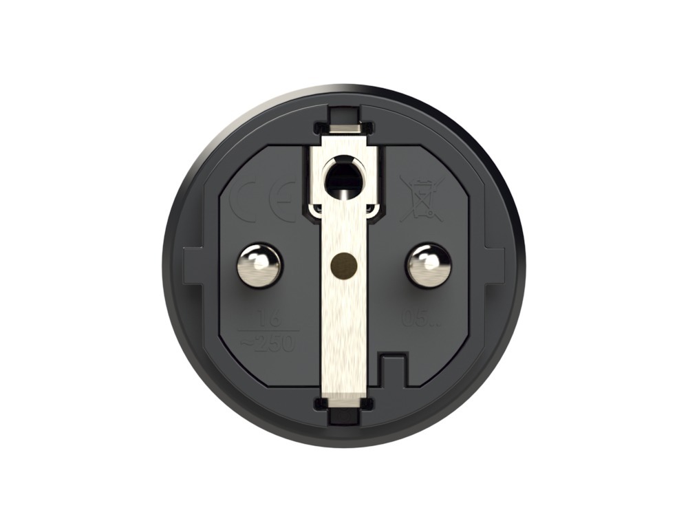 PCE Schutzkontaktstecker IP54 Vollgummi Produktbild img2 L