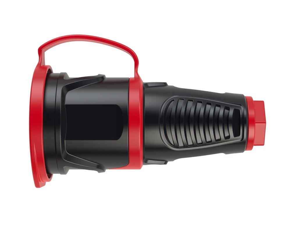 PCE Schutzkontaktkupplung IP54 Vollgummi Produktbild img2 L