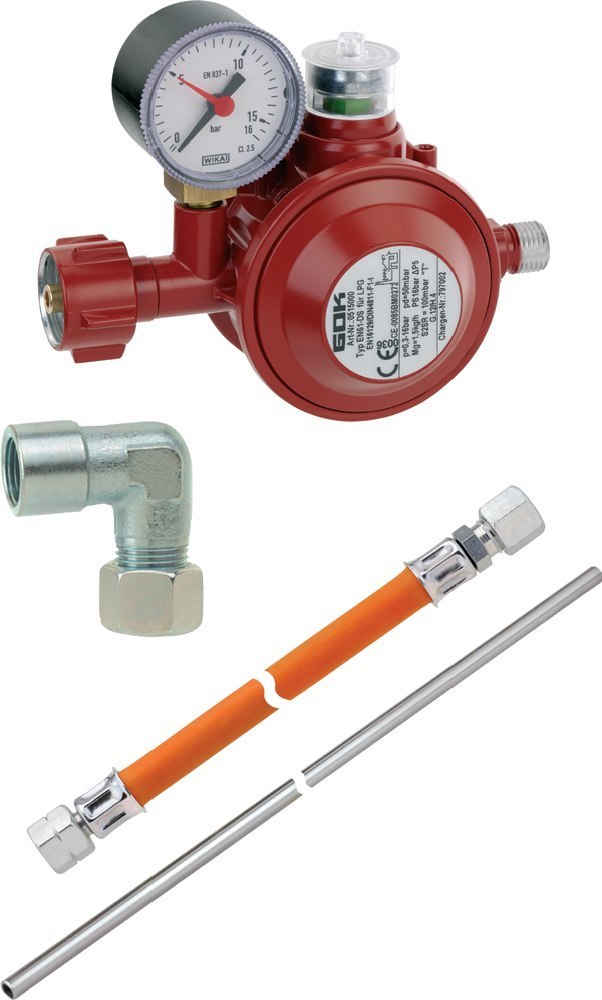 Gok Herdanschlussset 16 bar 1,5 kg/h, 50 mbar GOK Produktbild img1 L