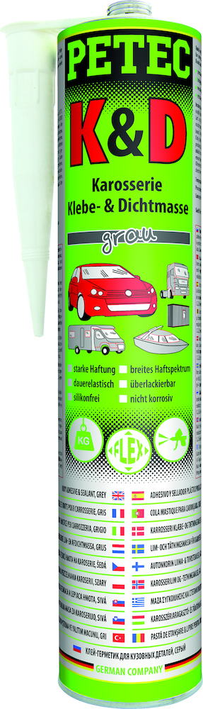 PETEC K+D Karosserie Kleb- Dichtmasse, w eiss, 310ml Produktbild img1 L