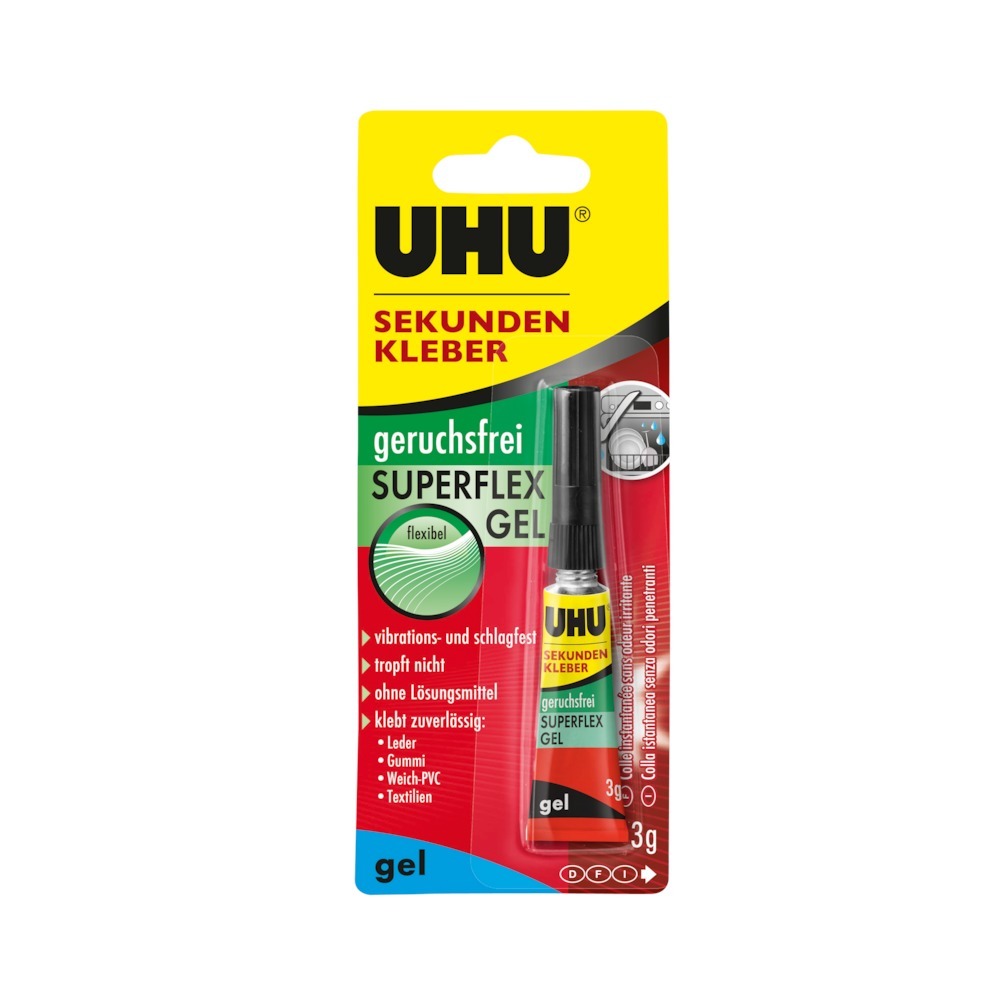 UHU Sekundenkleber geruchsfrei FLEX-GEL 3g Produktbild img4 L