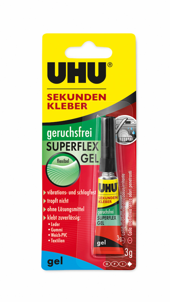 UHU Sekundenkleber geruchsfrei FLEX-GEL 3g Produktbild img5 L