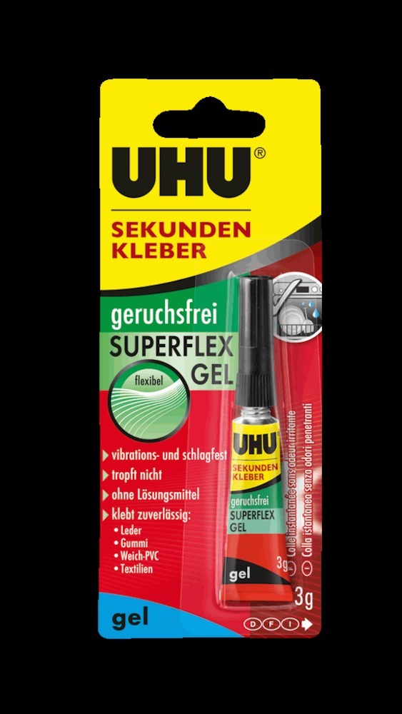 UHU Sekundenkleber geruchsfrei FLEX-GEL 3g Produktbild img6 L