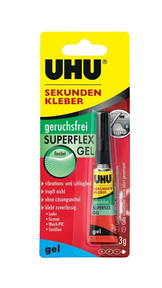 UHU Sekundenkleber geruchsfrei FLEX-GEL 3g Produktbild img2 L