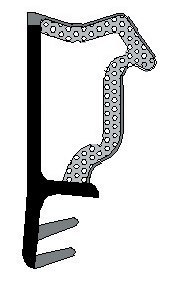 TRELLEBORG Dichtprofil D3630,150m,TSP-FOAM,weiß Produktbild img1 L