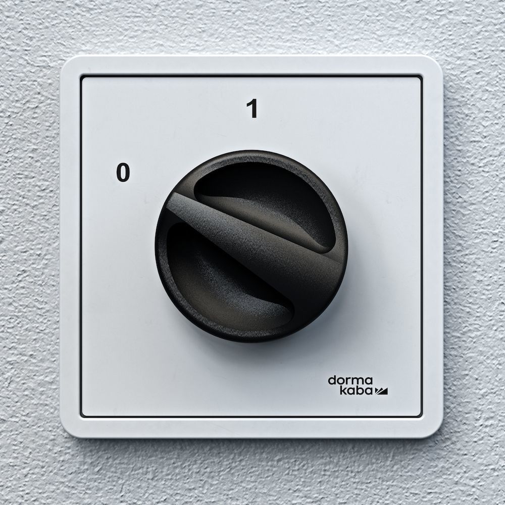 dormakaba Programmschalter, UP,weiß,Drehknauf Produktbild img2 L