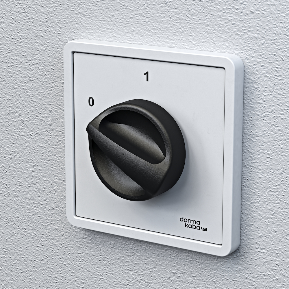 dormakaba Programmschalter, UP,weiß,Drehknauf Produktbild img3 L