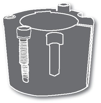 Neutral Taper-Spannbuchsen 1210/15 metrische Boh rung Nut DIN 6885 Produktbild img2 L