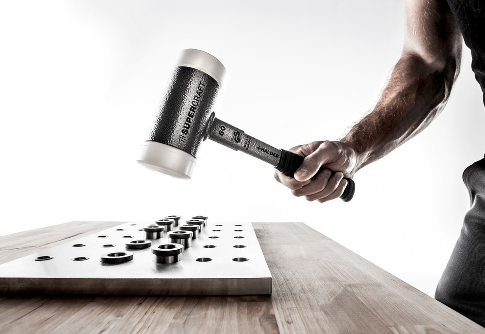 SUPERCRAFT-Schonhammer, mit bruchsicherem Stahlrohrstiel Produktbild img11 L