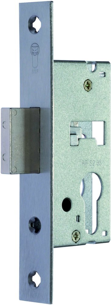 SSF Riegel-Einsteckschloss 02 RSk, Flachstulp, Edelstahl Produktbild img1 L