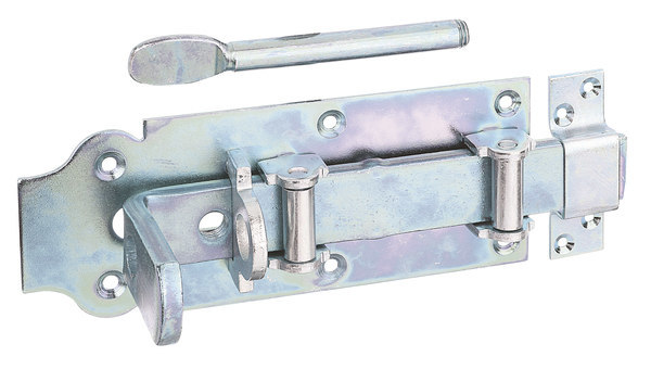 GAH Alberts Rollenschlossriegel,m.Schlaufe,geradex30, gelb verz Produktbild img1 L