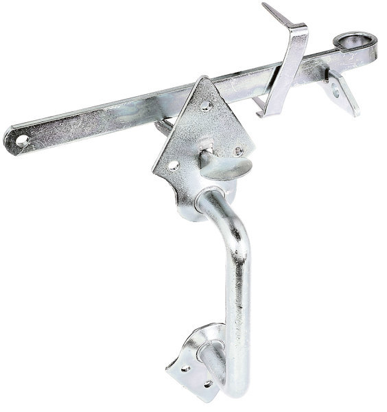 GAH Stalltürklinkengarnitur, L Klinkh. 260mm,z.Einschlag.,Stahl, galvanisch verzinkt Produktbild img1 L