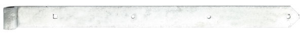 GAH ALBERTS Ladenband, gerade, Abschluss abgerundet, für Dorn 20 mm, Stahl feuerverzinkt Produktbild img1 L