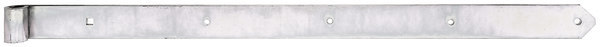 GAH ALBERTS Ladenband, gerade, Abschluss abgerundet, für Dorn 20 mm, Stahl galvanisch verzinkt Produktbild img1 L
