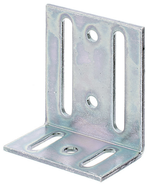 GAH Verstellwinkel, 40x77x65x3mm,Stahl roh,gelb, galvanisch verzinkt Produktbild img1 L