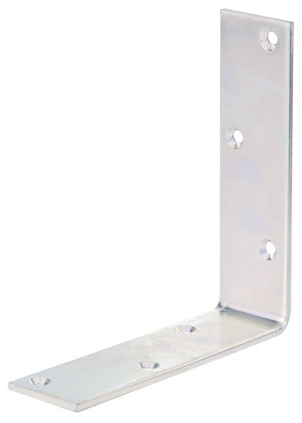 GAH ALBERTS Balkenwinkel, breit, gleichschenklig, galvanisch verzinkt Produktbild img1 L