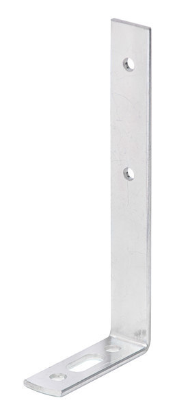 GAH Gardinenwinkel, 55x120x17x2,5mm,Stahl roh,gelb, galvanisch verzinkt Produktbild img1 L