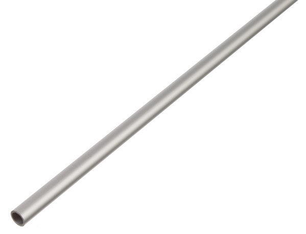GAH ALBERTS Rundrohr, L 1000 mm, Aluminium silberfarbig Produktbild img1 L