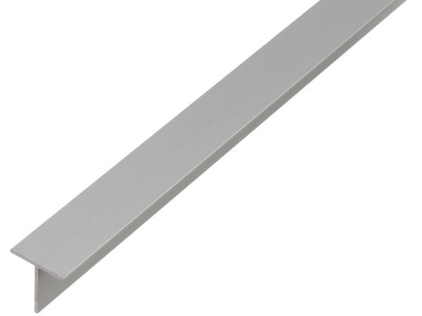 GAH T-Profil, glatt, L2.000,B 20xH20mm, Aluminium silberfarbig Produktbild img1 L
