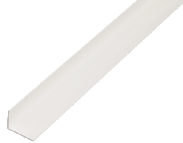 GAH ALBERTS Winkelprofil, ungleichschenklig, L 2000 mm, Kunststoff weiß Produktbild img1 L