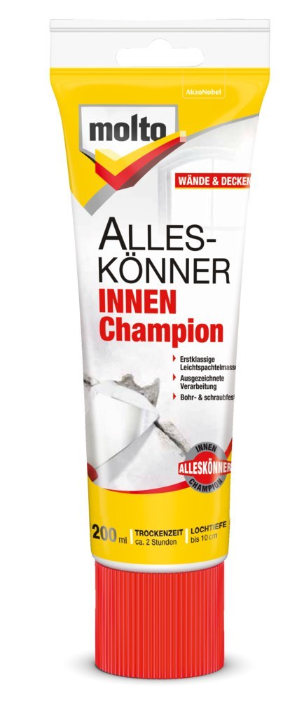 MOLTO Fertigspachtel 200 ml Champion lle skoenner innen molto Produktbild img1 L