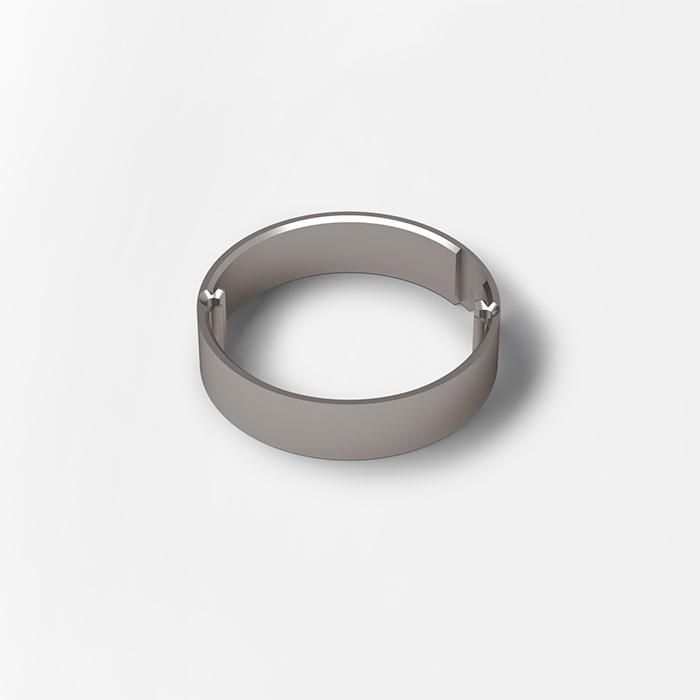 Halemeier Spot-Leuchten-Anbaugehäuse, EcoSpot, edelstahloptik, Ø 64 mm, H 13 mm Produktbild img1 L