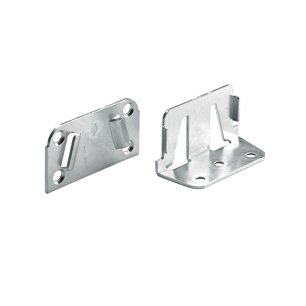 Hettich Bett-Mittelbalkenverbinder, 25182, Belastb.je Stk. 100kg, z.Anschr., St verzinkt Produktbild img1 L