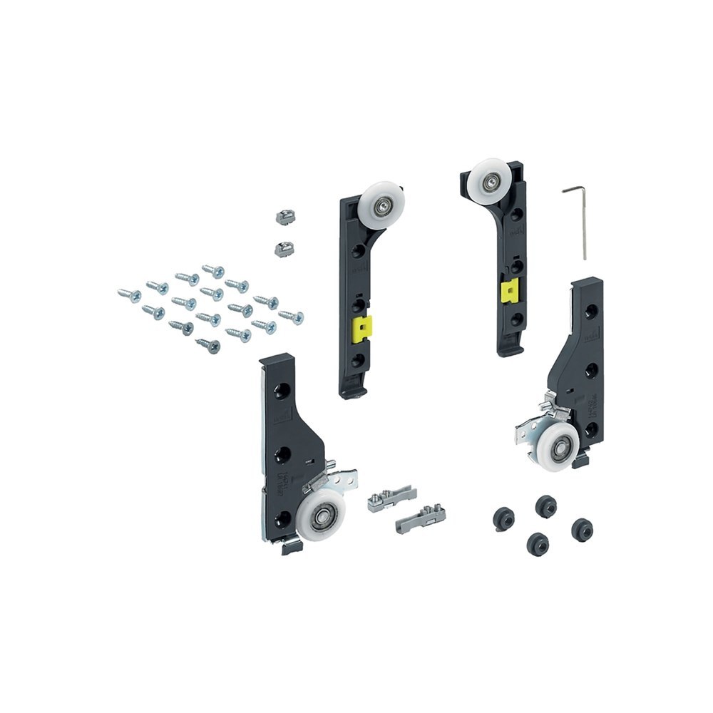 Hettich MB-Schiebetürbeschläge-Set,SlideLine M,9156339, 1-T.,für einliegende Türen,30kg Produktbild img1 L