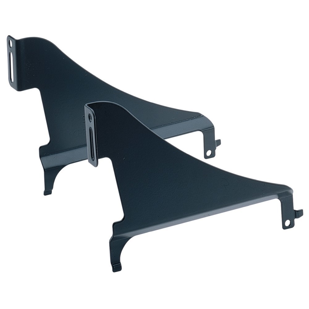 Hettich Stahlschubkasten-Blendenstütze, 75554, Stahl schwarz pulverbeschichtet Produktbild img1 L
