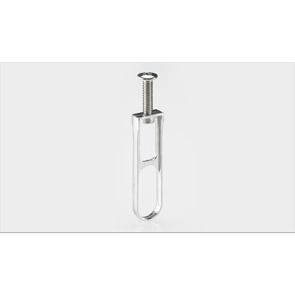 Hettich Schrankrohr-Mittellager, SL 781, 70676, für Kleiderstange 30x15mm, vernickelt Produktbild img1 L