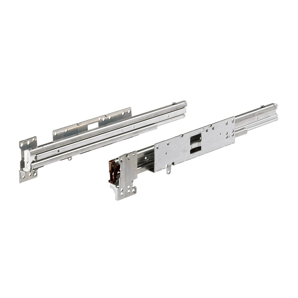 Hettich Büroschr.-Auszugsführung, für Korpusbauweise, Quadro Duplex 70 9078717, verzinkt Produktbild img1 L