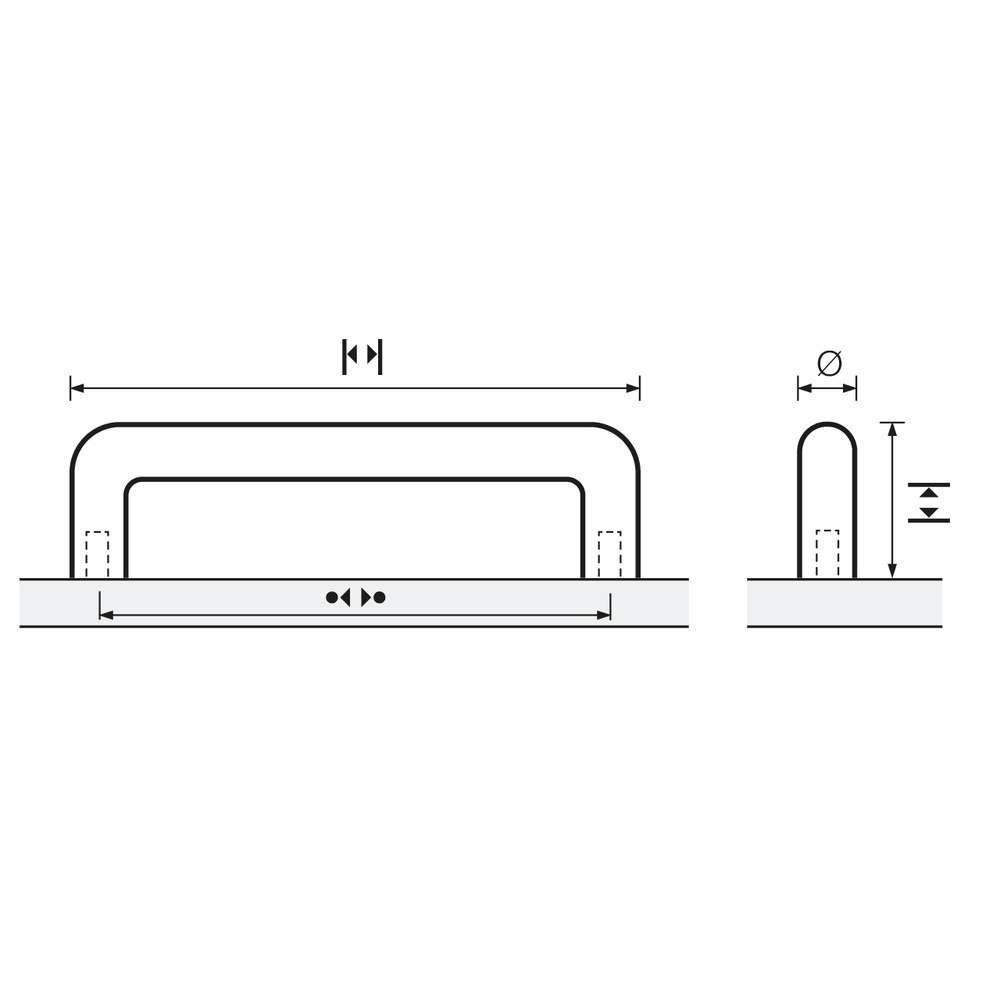 HETTICH Bügelgriff Asopus, Edelstahl Produktbild img9 L