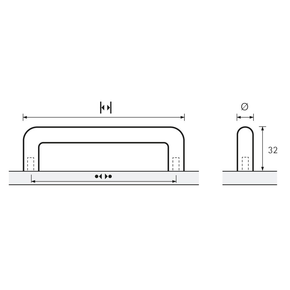 HETTICH Bügelgriff Avenio, Stahl Produktbild img9 L