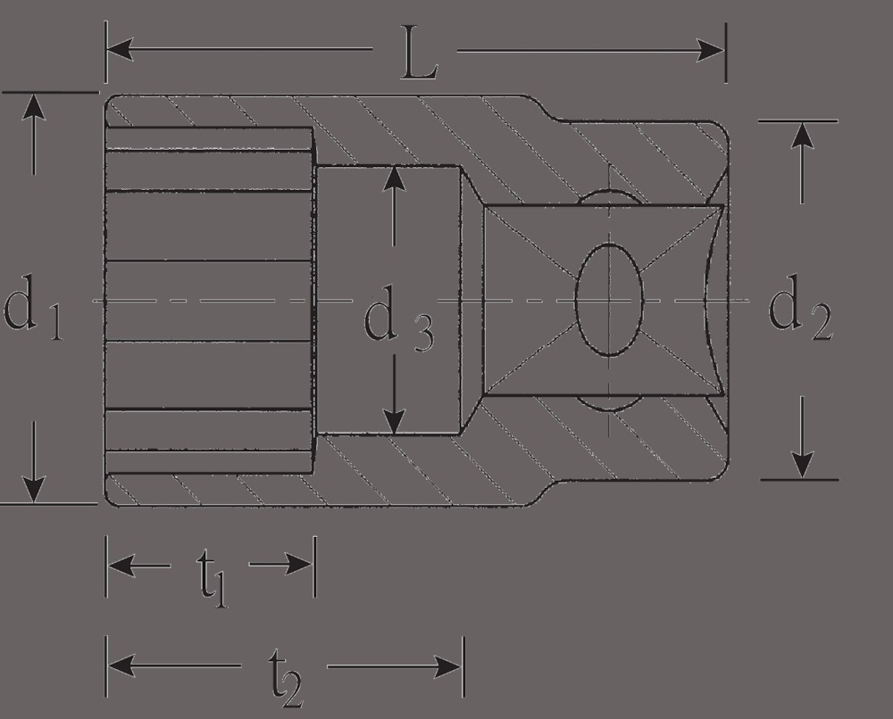 STAHLWILLE 1/2" Steckschlüsseleinsatz Produktbild img4 L