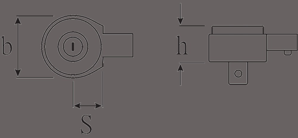 STAHLWILLE Einsteck-Umschaltknarre 1/4" 9x12mm 60 Zähne Produktbild img2 L