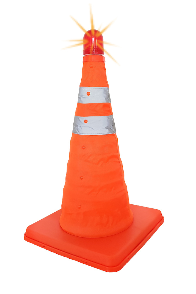 HP Autozubehör LED Sicherheitskegel falt bar nach EN 20471 Produktbild img1 L