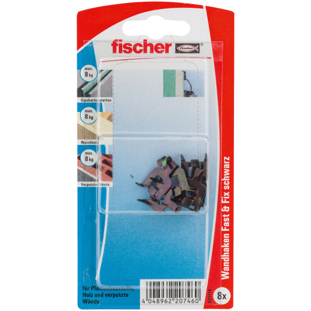 fischer Wandhaken mit Metalldübel Produktbild img1 L