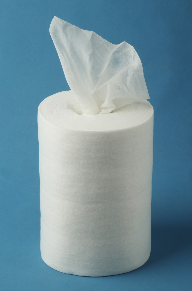 WIPEX WET Desi Vliesrolle premium, weiß 20 x 38 cm 100% PET Produktbild img1 L