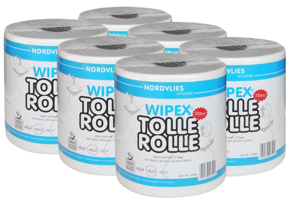 WIPEX TOLLE ROLLE 2-lagig hochweiß 20,3 x 22,4 cm Produktbild img2 L